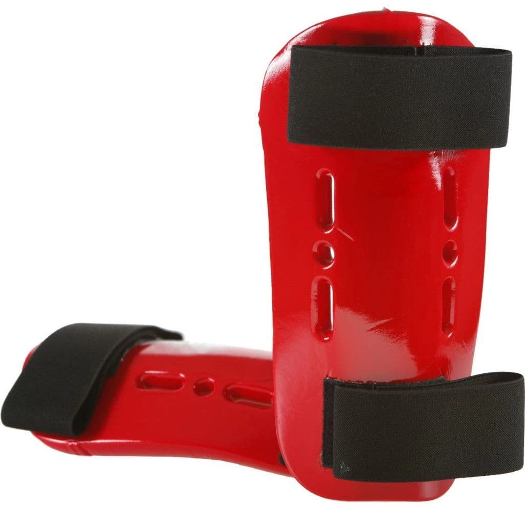 Ki Dipped Foam Shin Guards Red 3 Ki Dipped Foam Shin Guards Red