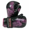 TOP TEN Flowers Pointfighter Gloves Black/Pink