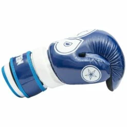 TOP TEN Glossy Block Pointfighter Gloves Blue/White -REFLEX Sales Shop top ten glossy block pointfighter gloves blue white 3 6634 p