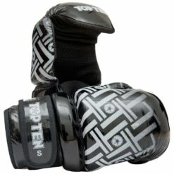 TOP TEN Glossy Block PRISM Pointfighter Gloves Black
