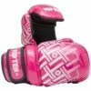 TOP TEN Glossy Block PRISM Pointfighter Gloves Pink