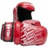 TOP TEN Glossy Block PRISM Pointfighter Gloves Red