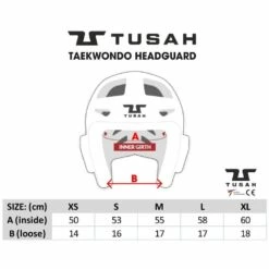 Tusah WT Approved Headguard Blue -REFLEX Sales Shop tusah wt approved headguard blue 3 4638 p